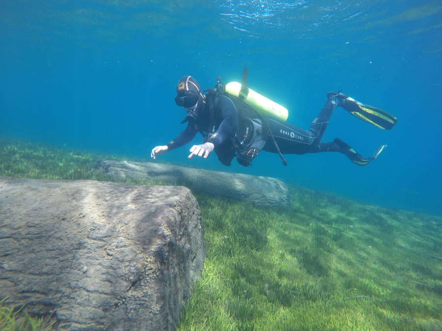 El buceo en los lagos patagónicos es una alternativa ideal para hacer tus primeros pasos en la actividad. 